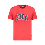 Fila Red Cotton Men T-Shirt