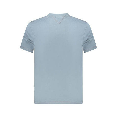 Napapijri Gray Cotton Men T-Shirt