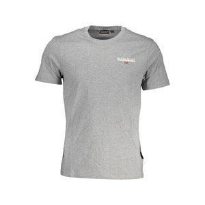 Napapijri Brown Cotton Men T-Shirt