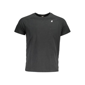 K-WAY Black Cotton Men T-Shirt