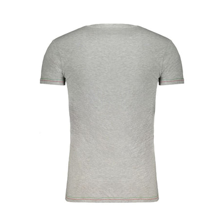 Aeronautica Militare Gray Cotton Men T-Shirt