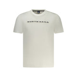 North Sails White Cotton Men T-Shirt