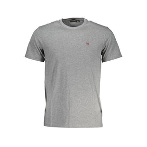 Napapijri Brown Cotton Men T-Shirt