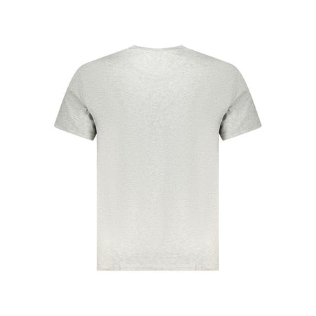 Tommy Hilfiger Gray Cotton Men T-Shirt