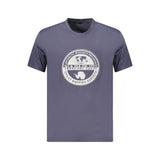 Napapijri Blue Cotton Men T-Shirt