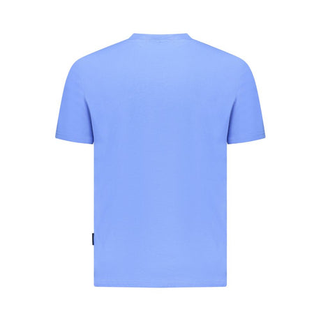 Napapijri Blue Cotton Men T-Shirt