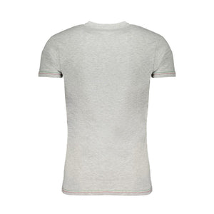 Aeronautica Militare Gray Cotton Men T-Shirt