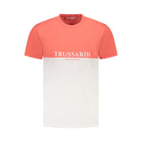 Trussardi Pink Cotton Men T-Shirt