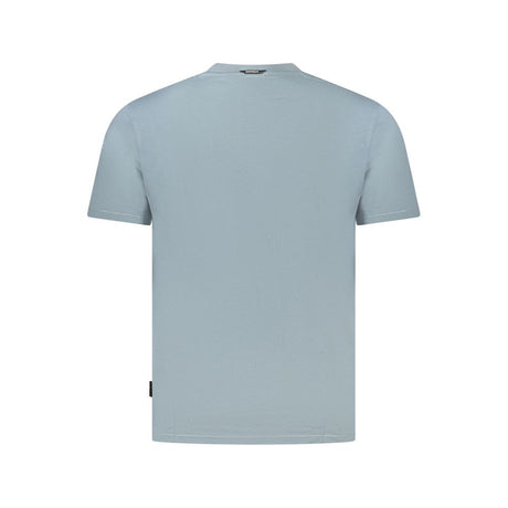 Napapijri Gray Cotton Men T-Shirt