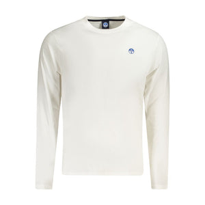 North Sails White Cotton Men T-Shirt