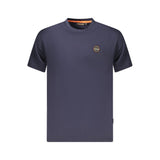 Napapijri Blue Organic Cotton Men T-Shirt