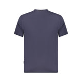 Napapijri Blue Organic Cotton Men T-Shirt