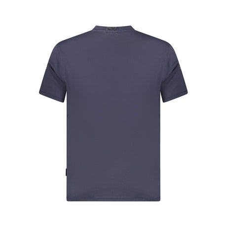 Napapijri Blue Organic Cotton Men T-Shirt