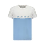 Trussardi Light Blue Cotton Men T-Shirt