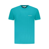 Trussardi Light Blue Cotton Men T-Shirt