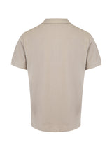 Burberry Pale Stone Cotton Collared Polo Shirt