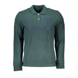 La Martina Classic Green Polo Shirt with Embroidery Detail
