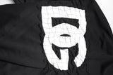 Dolce & Gabbana Black Logo Print Hooded Sweatshirt Sweater