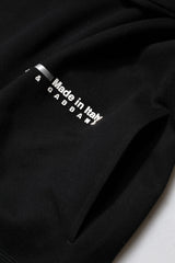 Dolce & Gabbana Black Cotton Logo Knitted Pullover Sweater