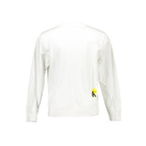 Calvin Klein White Cotton Unisex Sweatshirt