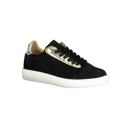 Diadora Black Leather Women Sneaker