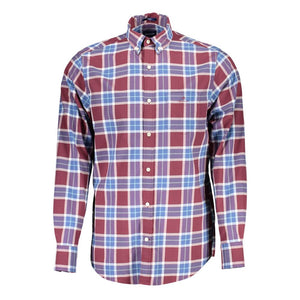 Gant Purple Cotton Men Shirt