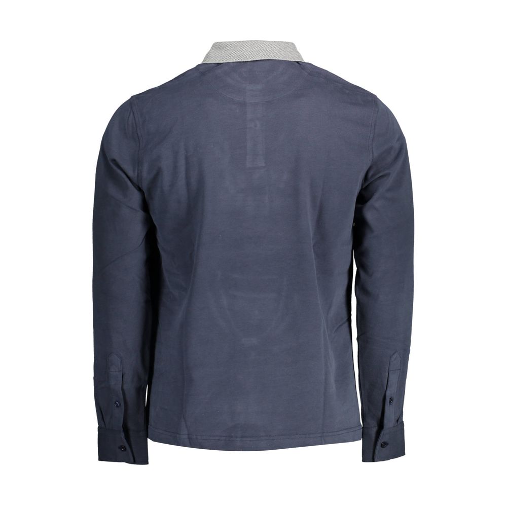 Harmont & Blaine Blue Cotton Men Polo Shirt