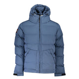 Napapijri Blue Polyester Men Jacket