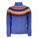 Napapijri Blue Acrylic Men Sweater
