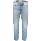 Calvin Klein Light Blue Cotton Men Jeans