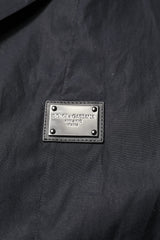 Dolce & Gabbana Black Short Sleeves Button Down Casual Shirt