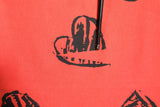 Dolce & Gabbana Red Cotton Short Sleeve DG Heart Logo T-shirt