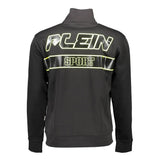 Plein Sport Black Cotton Sweater