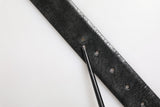 Dolce & Gabbana Black Classic Leather Metal Buckle Belt