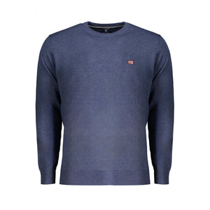 Norway 1963 Blue Wool Men Sweater