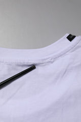 Dolce & Gabbana White Cotton Short Sleeves Crew Neck T-shirt