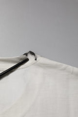 Dolce & Gabbana White Cotton DG Logo Print Round Neck T-shirt