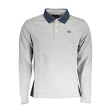 La Martina Brown Cotton Men Polo Shirt