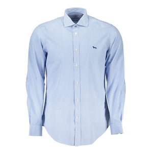 Harmont & Blaine Light Blue Cotton Men Shirt