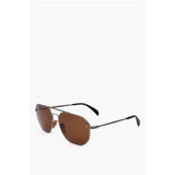 David Beckham Aviator Sunglasses with Orange Lenses