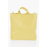 Jil Sander Yellow Leather Tote Bag