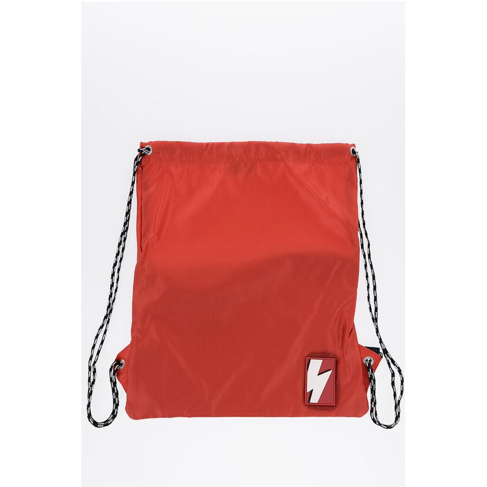 Neil Barrett Red Nylon Backpack
