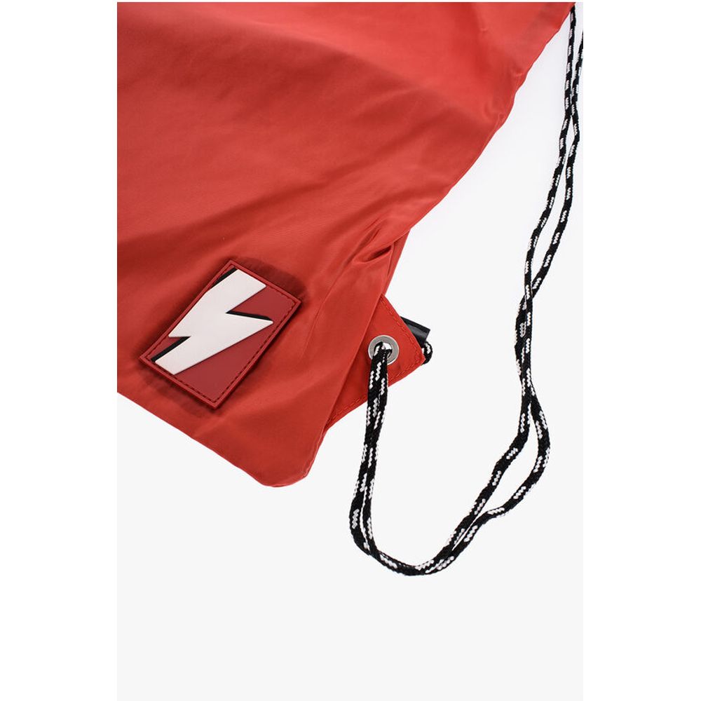 Neil Barrett Red Nylon Backpack