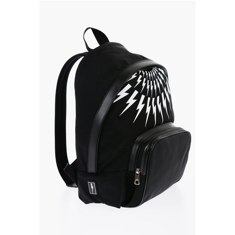 Neil Barrett Black Polyamide Backpack