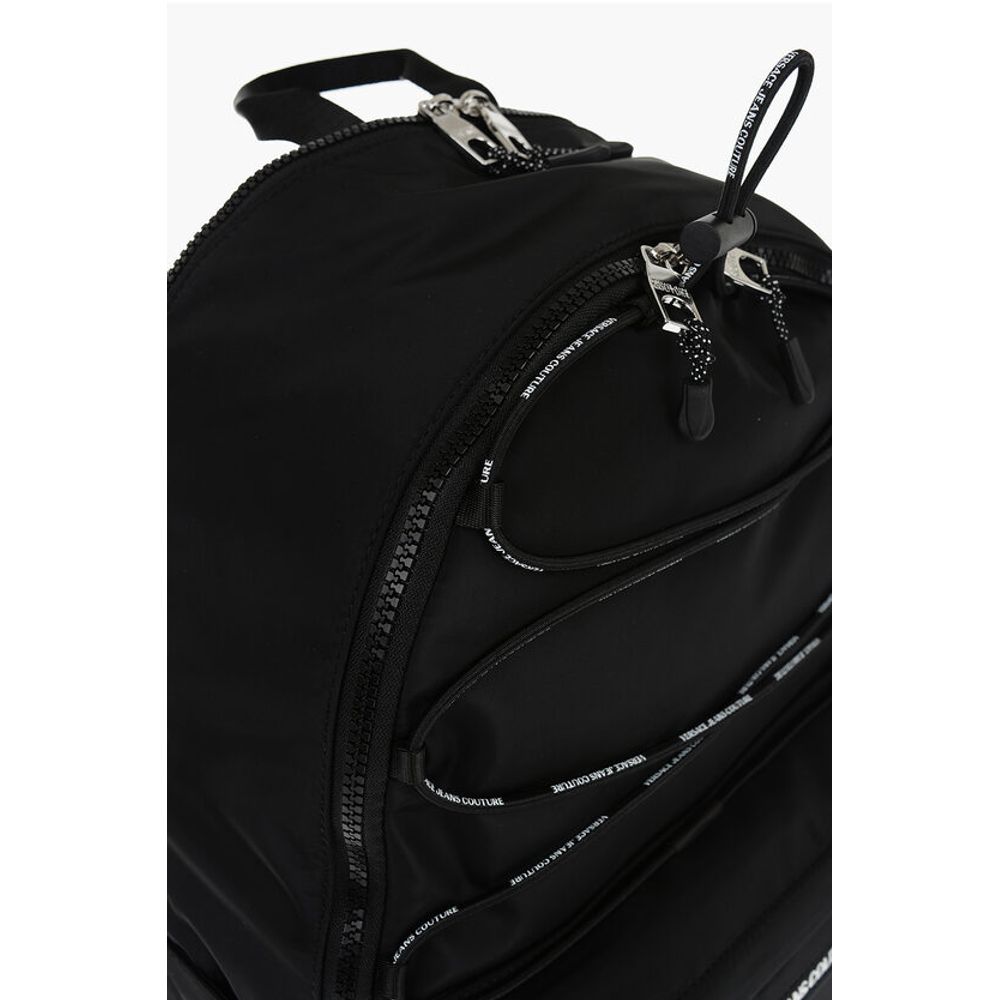 Versace Black Polyamide Backpack