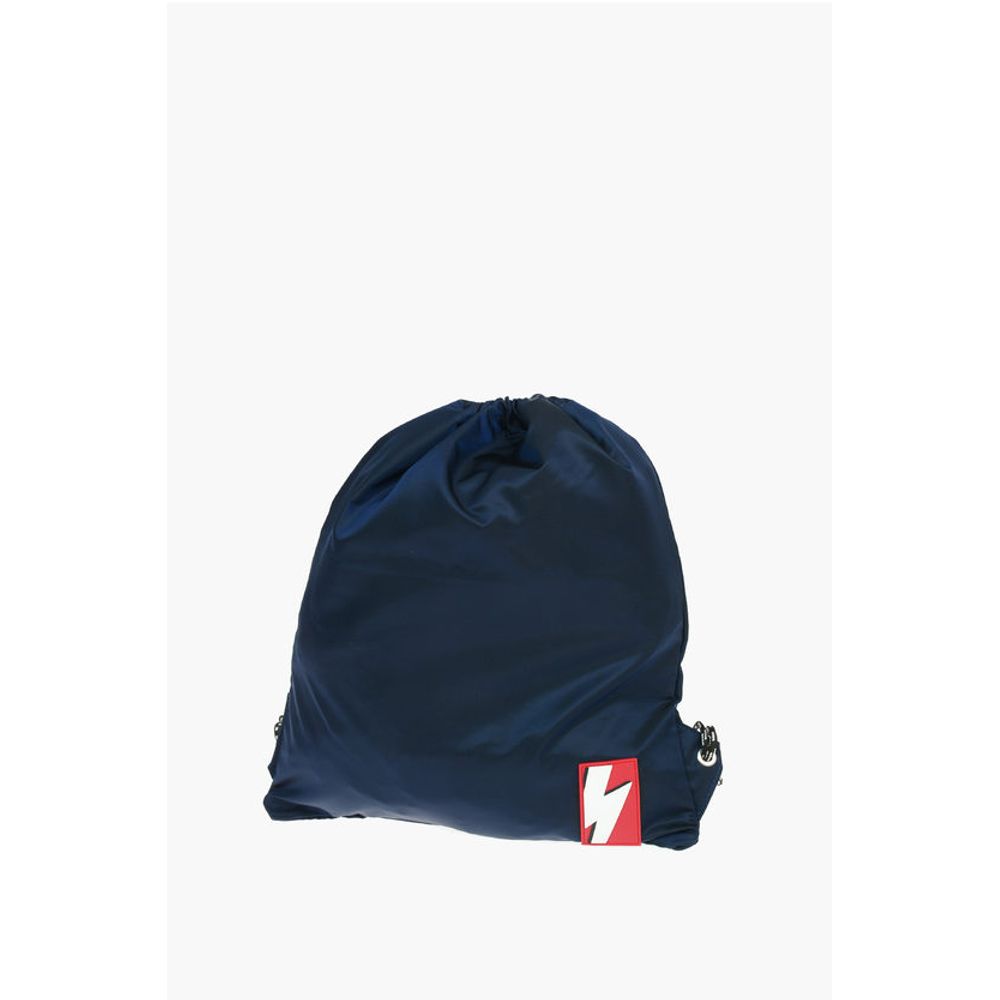 Neil Barrett Blue Nylon Backpack