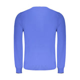North Sails Blue Cotton Men Sweater