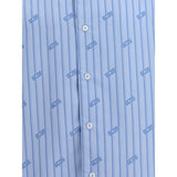 GCDS Pinstripe Bowling Shirt