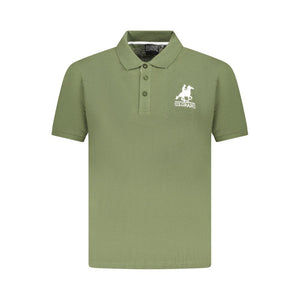 U.S. Grand Polo Green Cotton Men Polo Shirt