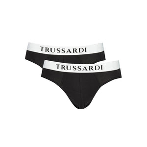 Trussardi Black Cotton Men Underwear Pack
